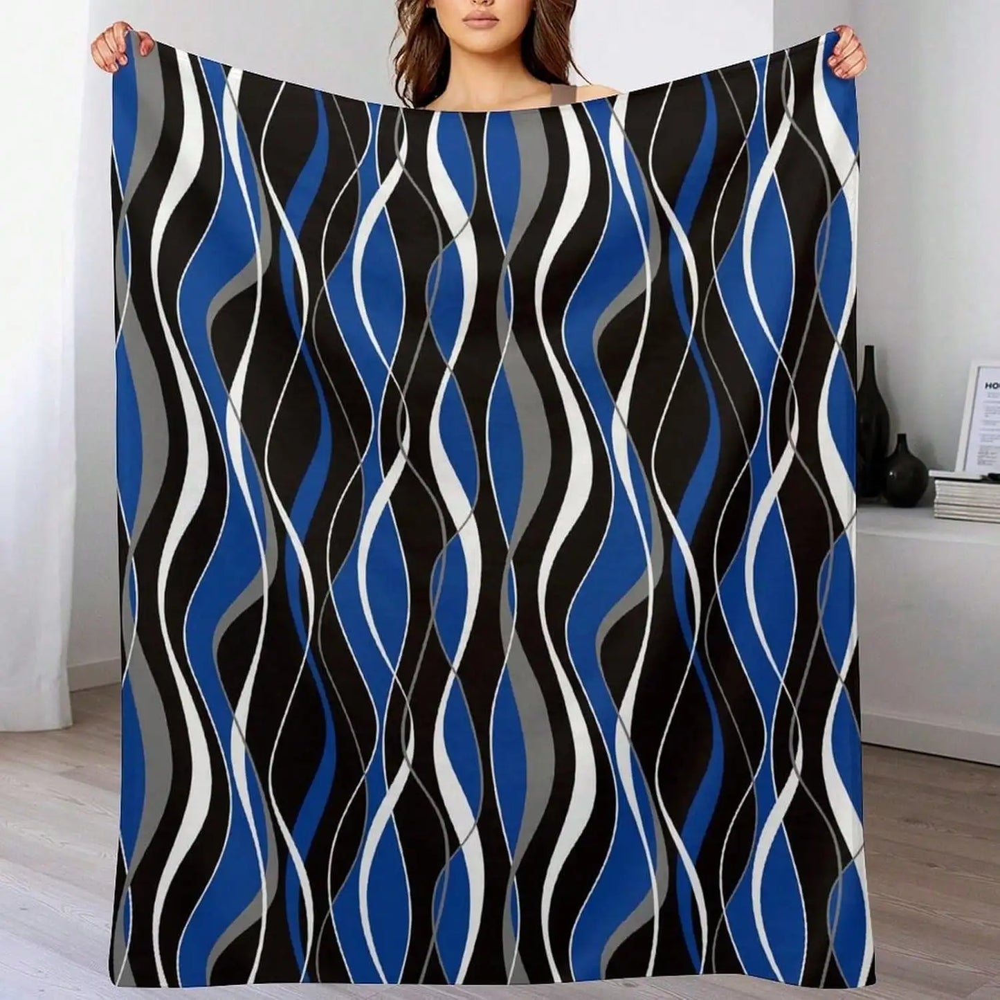 Brown Throw Blanket Black And Gray Blanket 30"X40"